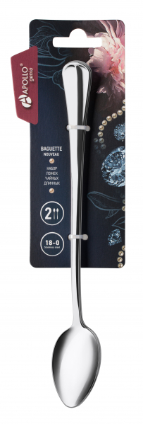 Набор ложек чайных длинных APOLLO genio "Baguette Nouveau" 2 пр.