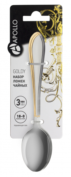 Набор ложек чайных APOLLO "Goldy" 3 шт